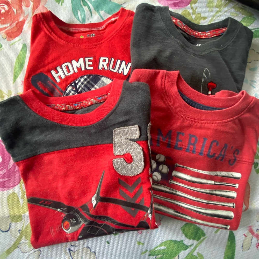 Disney Jumping Beans/Jumping Beans T-shirts- set of 4.  Boys size 4.